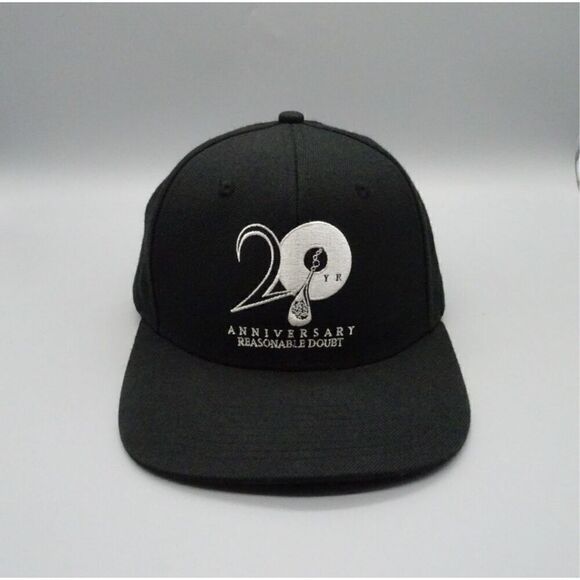 Jay-Z Reasonable Doubt 20th Anniversary Snapback‎ Hat Black - Picture 1 of 11